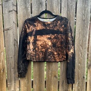 Vintage Bleach Dyed Champion Crew